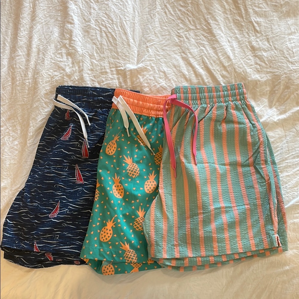 3x Chubbies Swimtrunks size Medium